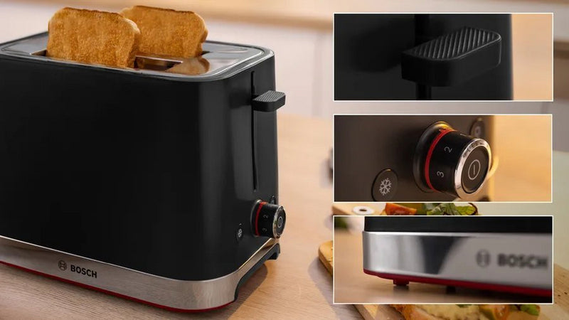 Bosch TAT4M223GB 2 Slice Toaster - Black