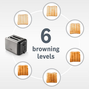 Bosch TAT4P447GB 4 Slot Toaster - Cream