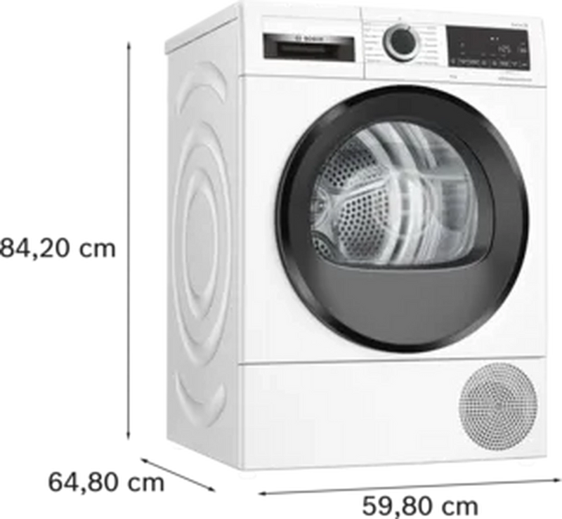 Bosch Series 6 WQG24502GB 9kg Heat Pump Tumble Dryer