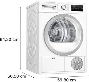 Bosch WTN83203GB 8kg White Condenser Tumble Dryer - DB Domestic Appliances