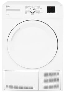 Beko DTBC10001W 10kg Condenser Tumble Dryer – Sensor Drying – White (B Rated)
