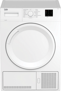 Beko DTKCE80021W 8kg Condenser Tumble Dryer – Sensor Drying – White (G Rated)