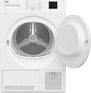 Beko DTKCE80021W 8kg Condenser Tumble Dryer – Sensor Drying – White (G Rated)