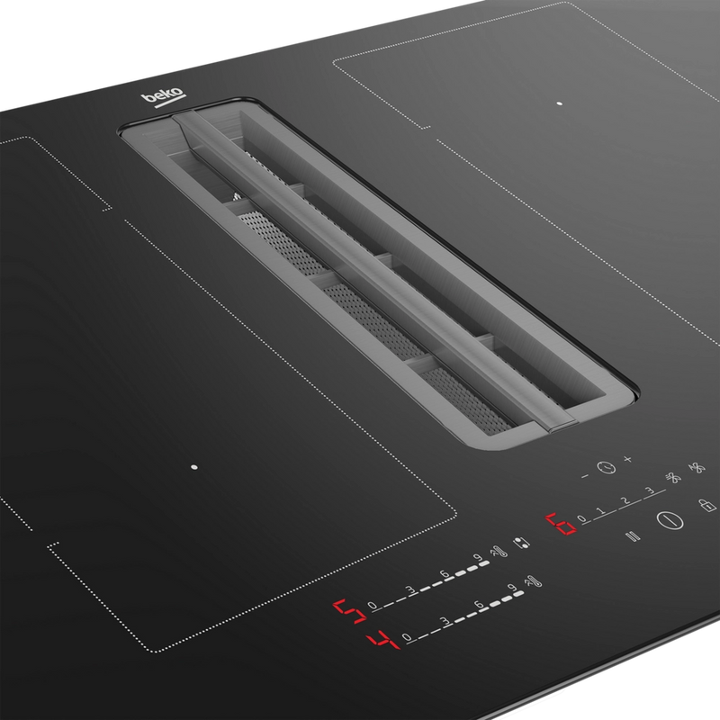 Beko HIXI84700UP 82cm Vented Hob - Black