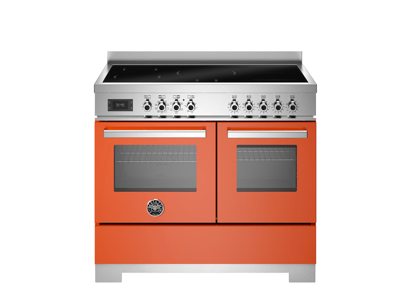 Bertazzoni Professional PRO105I2EART2 100cm Induction Range Cooker - Arancio & Stainless Steel