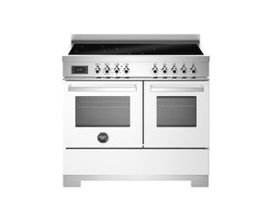 Bertazzoni Professional PRO105I2EBIT2 100cm Induction Range Cooker - Bianco & Stainless Steel