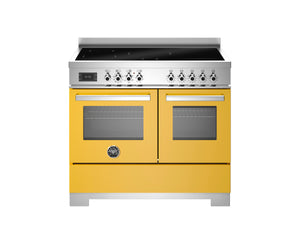 Bertazzoni Professional PRO105I2EGIT2 100cm Induction Range Cooker - Giallo & Stainless Steel