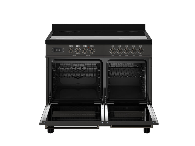 Bertazzoni Professional PRO105I2ECAT2 100cm Induction Range Cooker - Carbonio & Dark Steel