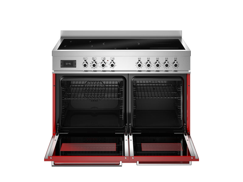 Bertazzoni Professional PRO105I2EROT2 100cm Induction Range Cooker - Rosso & Stainless Steel