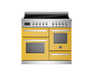 Bertazzoni Professional PRO105I3EGIT2 100cm Induction Range Cooker - Giallo & Stainless Steel