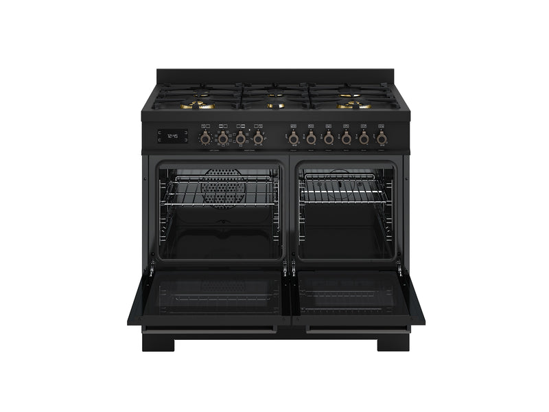 Bertazzoni Professional PRO106L2ECAT2 100cm Dual Fuel Range Cooker - Carbonio & Dark Steel