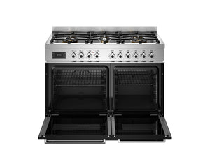 Bertazzoni Professional PRO106L2ENET2 100cm Dual Fuel Range Cooker - Nero & Stainless Steel