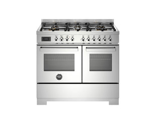 Bertazzoni Professional PRO106L2EXT2 100cm Dual Fuel Range Cooker - Stainless Steel