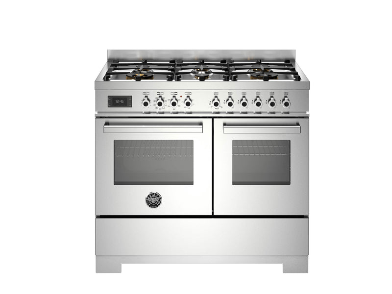 Bertazzoni Professional PRO106L2EXT2 100cm Dual Fuel Range Cooker - Stainless Steel