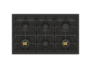 Bertazzoni Professional PRO106L3ECAT2 100cm Dual Fuel Range Cooker - Carbonio & Dark Steel
