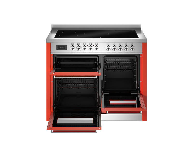 Bertazzoni Professional PRO115I3EART2 110cm Induction Range Cooker - Arancio & Stainless Steel