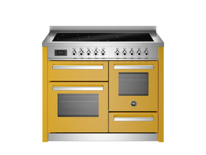 Bertazzoni Professional PRO115I3EGIT2 110cm Induction Range Cooker - Giallo & Stainless Steel Trim