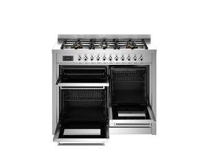 Bertazzoni Professional PRO116L3EXT2 110cm Dual Fuel Range Cooker - Stainless Steel & Stainless Steel Trim