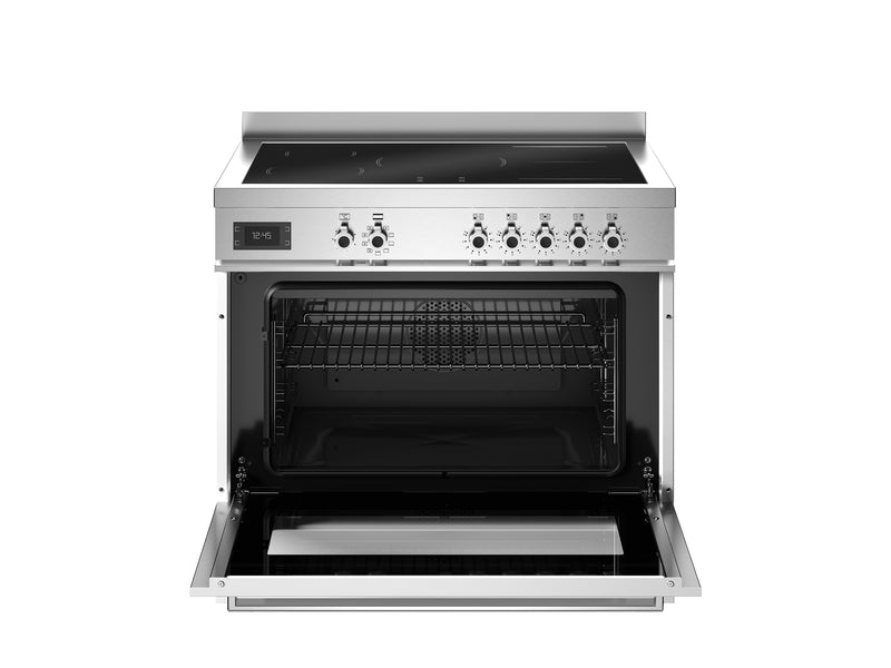 Bertazzoni Professional PRO95I1EBIT2 90cm Induction Range Cooker - Bianco & Stainless Steel