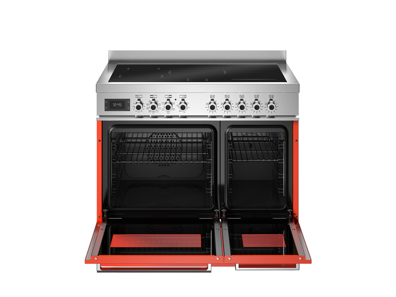 Bertazzoni Professional PRO95I2EART2 90cm Induction Range Cooker - Arancio & Stainless Steel