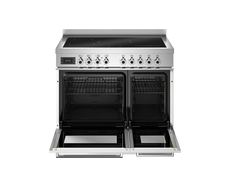 Bertazzoni Professional PRO95I2EBIT2 90cm Induction Range Cooker - Bianco & Stainless Steel
