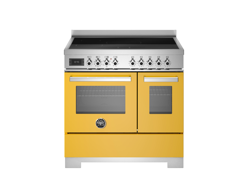 Bertazzoni Professional PRO95I2EGIT2 90cm Induction Range Cooker - Giallo & Stainless Steel