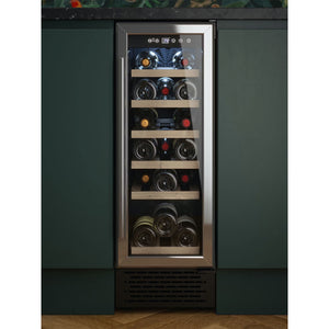 Bourne DBUBSSWC30F 18 Bottle Freestanding Wine Cooler – Single Zone, 5–22°C – Stainless Steel (F Rated)