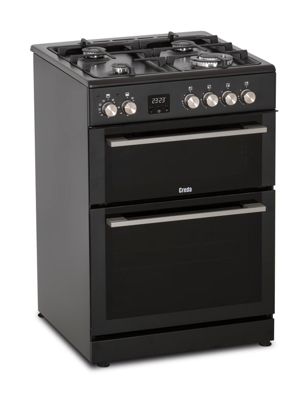 Creda C60DFDOA Anthracite Freestanding Dual Fuel Cooker