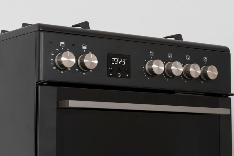 Creda C60DFDOA Anthracite Freestanding Dual Fuel Cooker