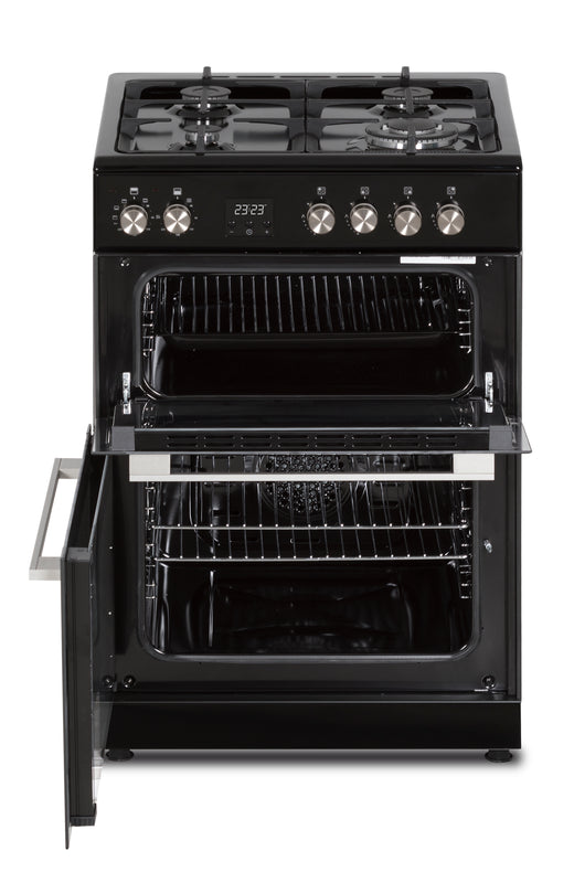 Creda C60DFDOBL Freestanding Dual Fuel Cooker Black
