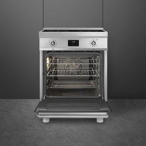 Smeg Concert Classic C6IPXT2 Single Cavity Induction Range-Style Cooker Stainless Steel
