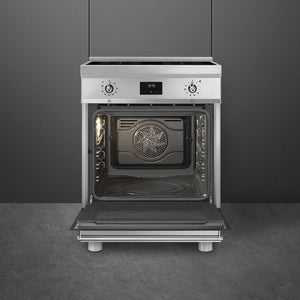 Smeg Concert Classic C6IPXT2 Single Cavity Induction Range-Style Cooker Stainless Steel
