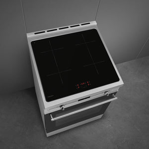Smeg Concert Classic C6IPXT2 Single Cavity Induction Range-Style Cooker Stainless Steel