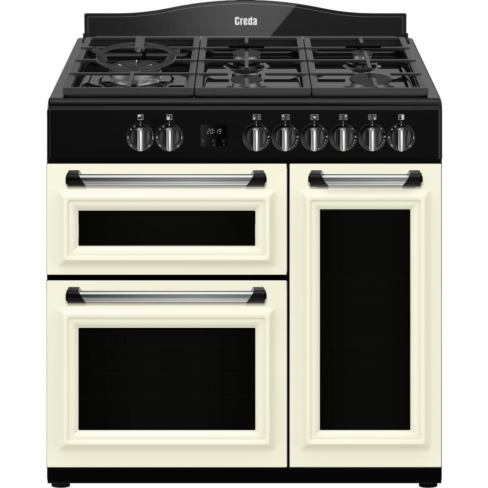 Creda | C90RCDFTCRM | 90cm | Dual Fuel Range Cooker Cream – DB Domestic ...