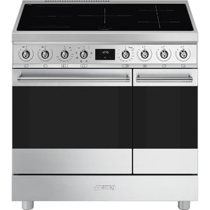 Smeg Classica Aesthetic C92IMX2 90cm Induction Range Cooker Stainless Steel