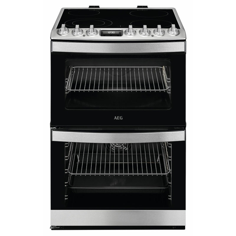 AEG CCB6741ACM 6000 Series Stainless Steel Freestanding Ceramic Electric Cooker