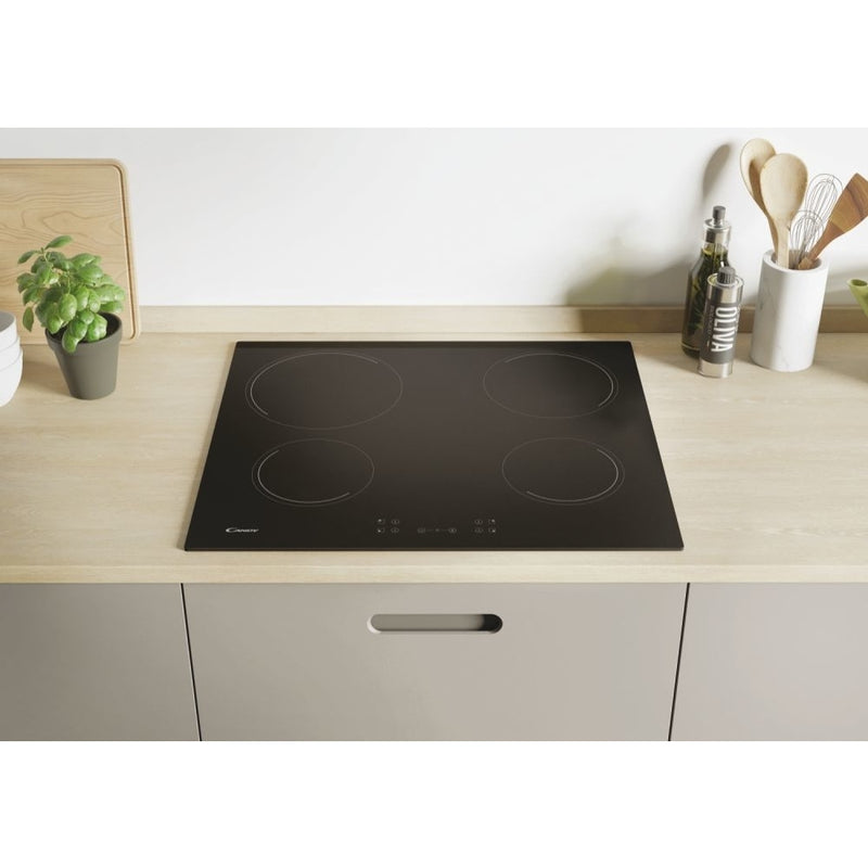 Candy CH64CCB Black Ceramic Hob