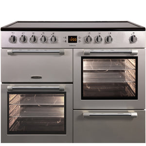 Leisure Cookmaster 100cm Ceramic Range Cooker Silver CK100C210S - DB Domestic Appliances