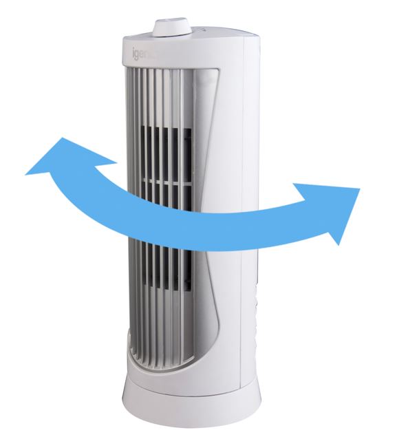 Igenix DF0020WH Mini Tower Fan - White