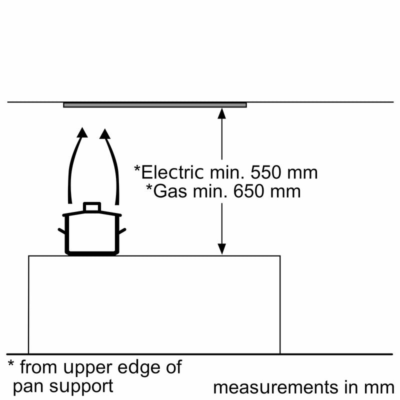 Bosch Series 2 DLN53AA70B 60cm Canopy Hood