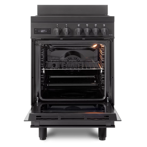 DeLonghi Modern 60cm Single Cavity Induction Range-Style Cooker DSC626IND-1-BL Black