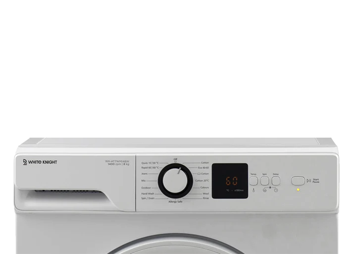 White Knight AT7WM148W 8kg 1400rpm Washing Machine