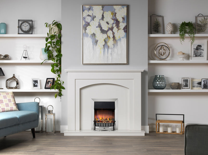 Dimplex BMR20CH Braemar Optiflame 3D Electric Inset Fire Chrome - DB Domestic Appliances