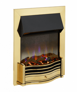 Dimplex DMF20BR Dumfries Optiflame3D Electric Inset Fire Brass - DB Domestic Appliances