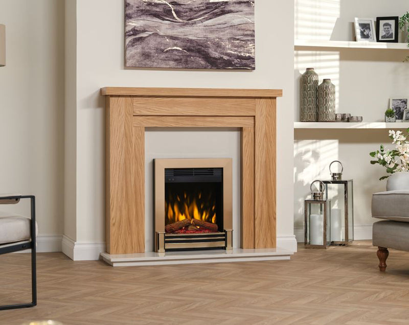 Dimplex Elva Neo Gold Optiflame Inset Electric Fire