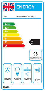 AEG DGB3850M Canopy Hood - DB Domestic Appliances