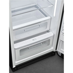 Smeg FAB28RBL6UK 50's Style Right Hand Hinge Retro Tall Fridge with Ice Box