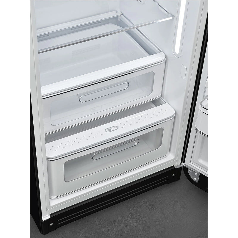 Smeg FAB28RBL6UK 50's Style Right Hand Hinge Retro Tall Fridge with Ice Box