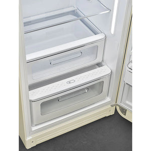 Smeg FAB28RCR6UK 50's Style Right Hand Hinge Retro Tall Fridge with Ice Box