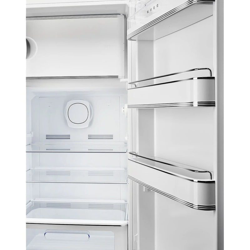 Smeg FAB28RDPP6 50's Style Right Hand Hinge Retro Tall Fridge with Ice Box